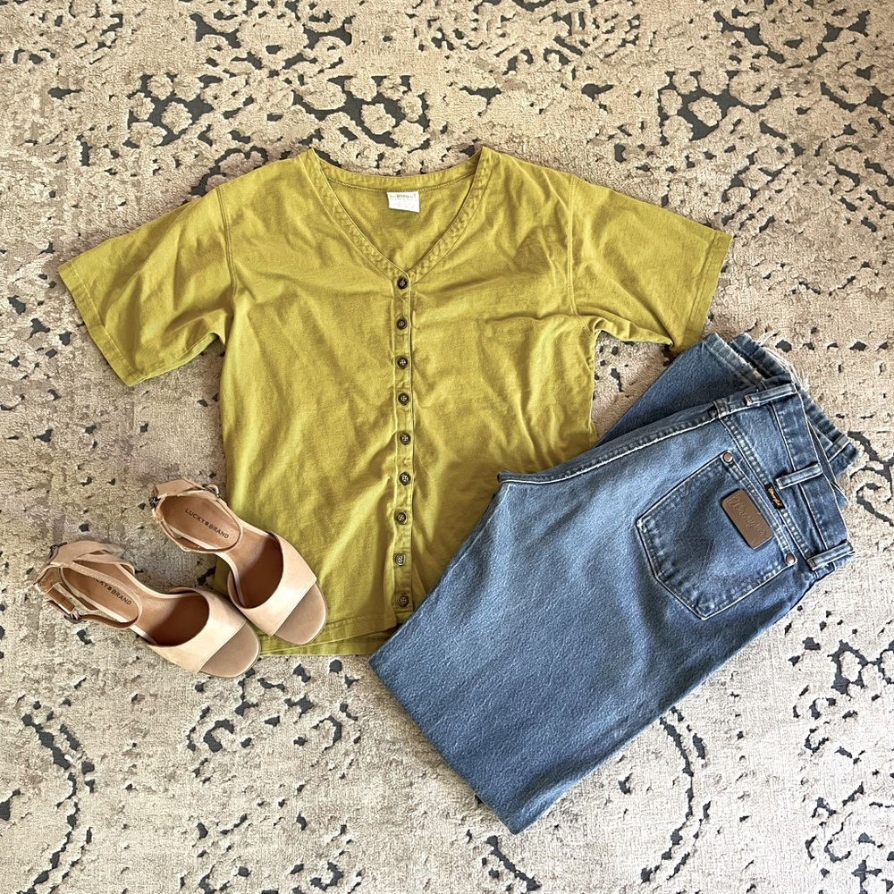Vintage Mervyn’s Cotton Button Up Tee